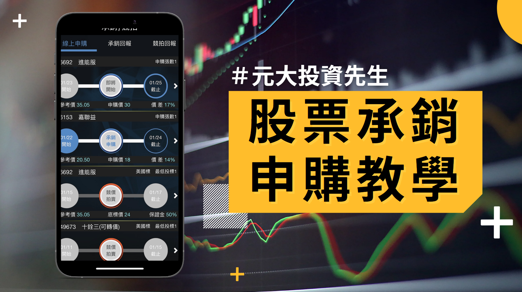 元大投資先生-股票承銷申購(抽籤)教學| 元大期貨楊芯蘋